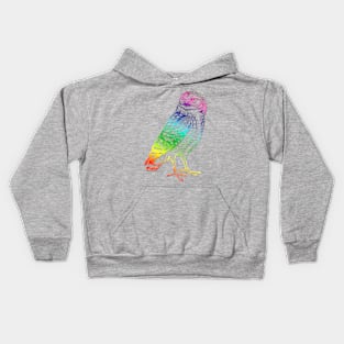 Owl Rainbow Kids Hoodie